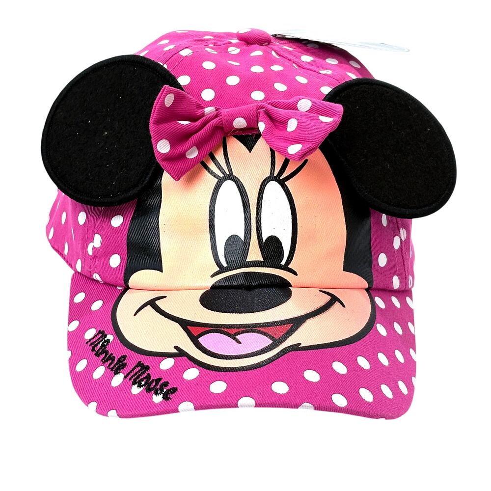 Minnie Mouse Disney Toddler Ball Cap Hat Minnie Rocks The Dots New With Tags
